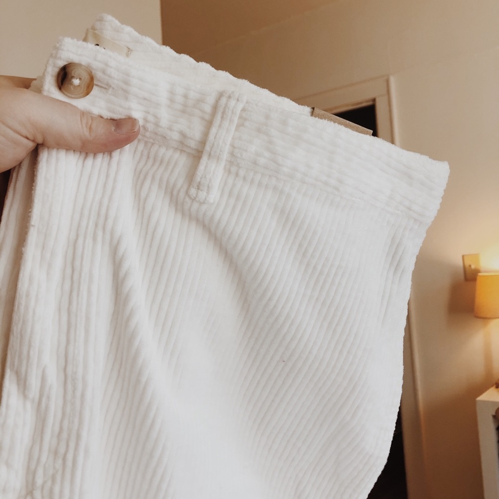 NWT Madewell White Corduroy Pants *MAKE AN OFFER*